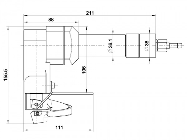 Metal shears S20-180Y